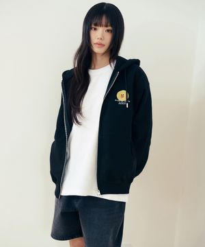BASIC LOGO WITH LINE FRIENDS HOODIE ZIP UP