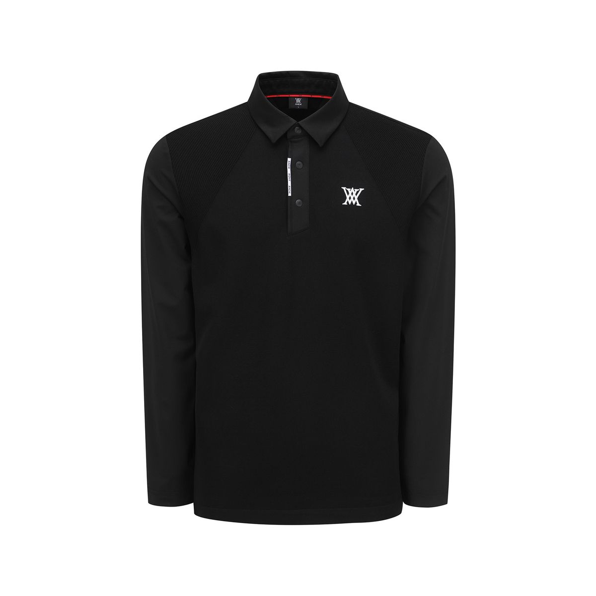 어뉴골프(ANEW GOLF) MEN HYBRID LONG T-SHIRT_BK