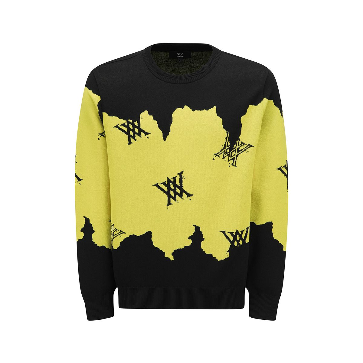 어뉴골프(ANEW GOLF) MEN PATTERN SWEATER_YE