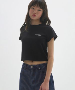 M.C Logo Baby T-Shirt / BLACK