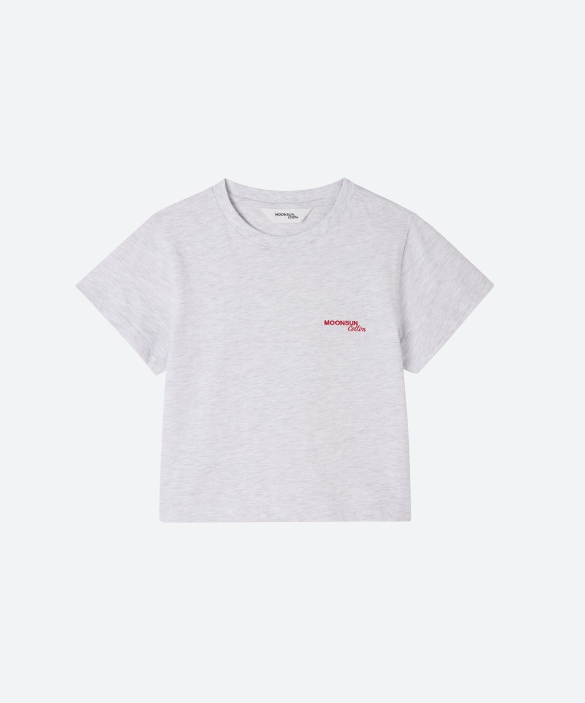 문선 아카이브(MOONSUN ARCHIVE) M.C Logo Baby T-Shirt / MELANGE GRAY