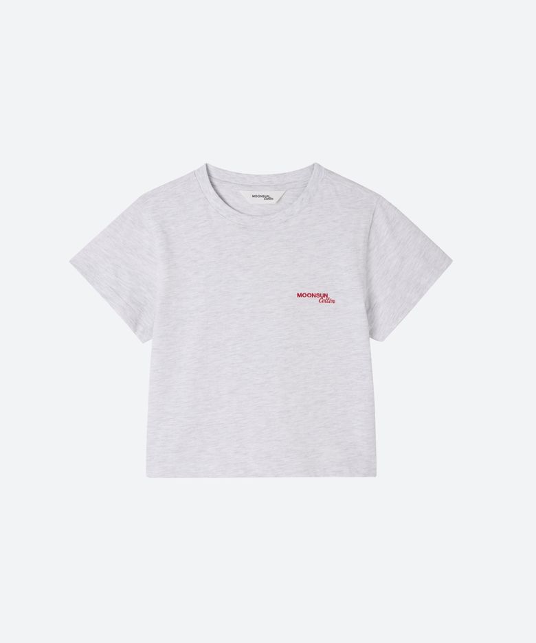 M.C Logo Baby T-Shirt / MELANGE GRAY