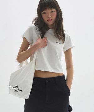 M.C Logo Baby T-Shirt / WHITE