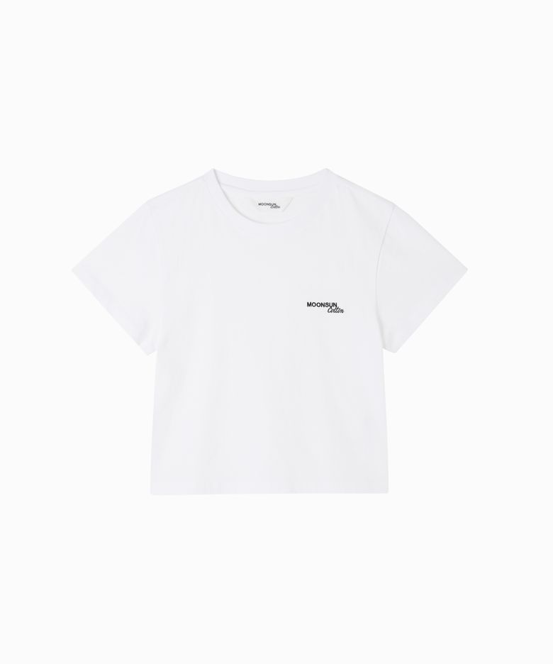 M.C Logo Baby T-Shirt / WHITE