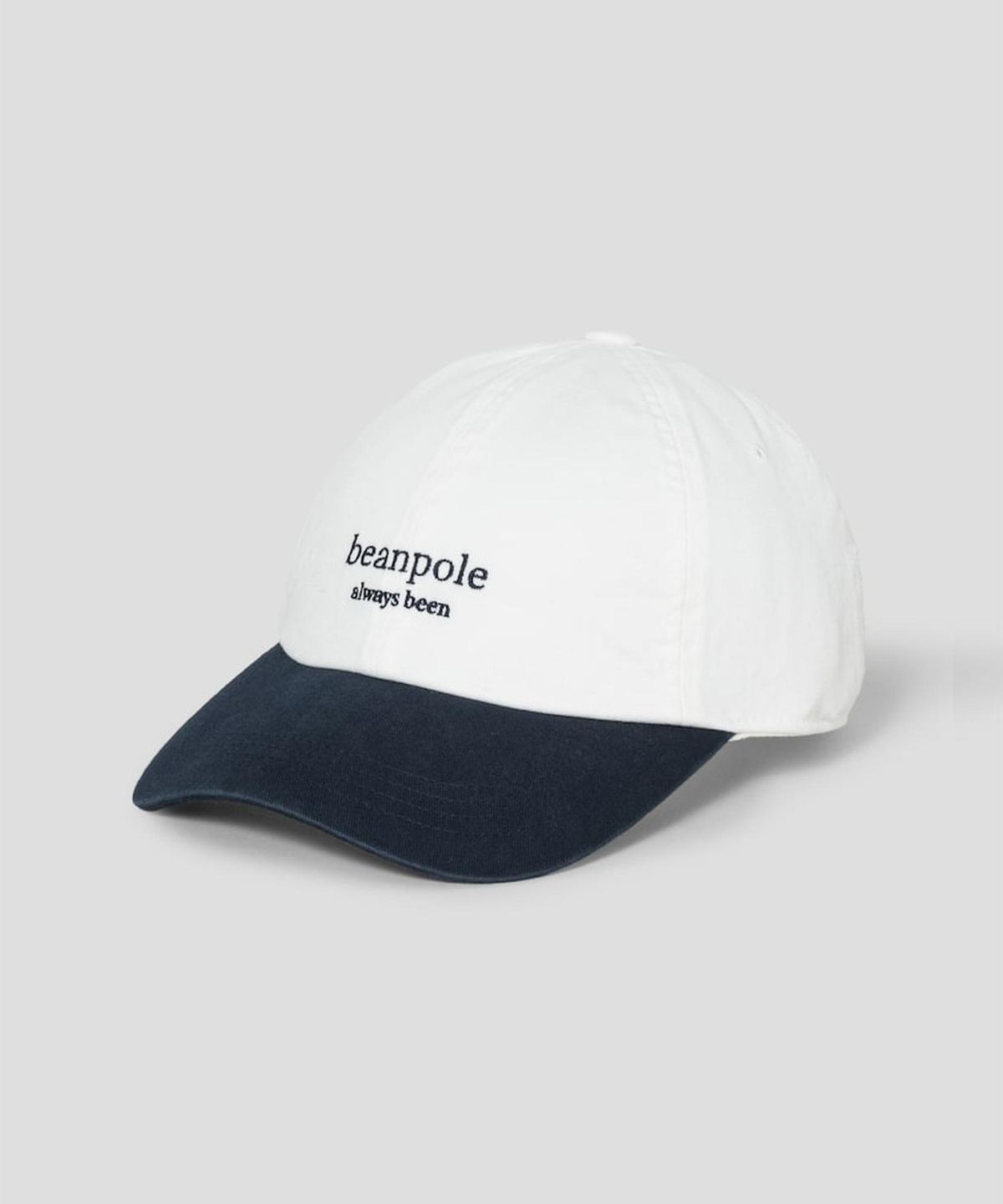 빈폴 액세서리(BEANPOLE ACCESSORY) 헤리티지 클럽 로고 볼캡 - 아이보리