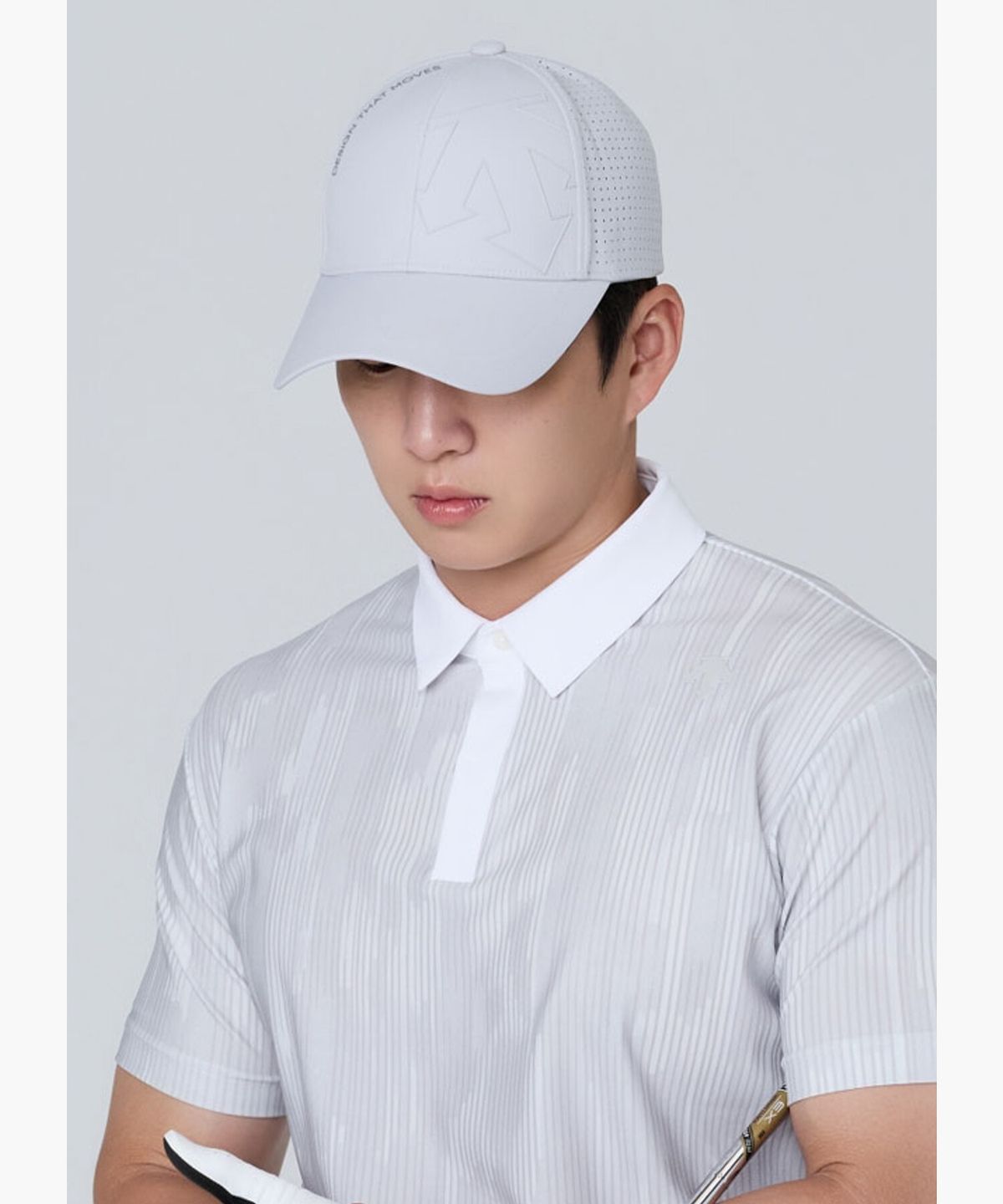 데상트 골프(DESCENTE GOLF) 남성 에어홀 볼캡  DR12MFCP34