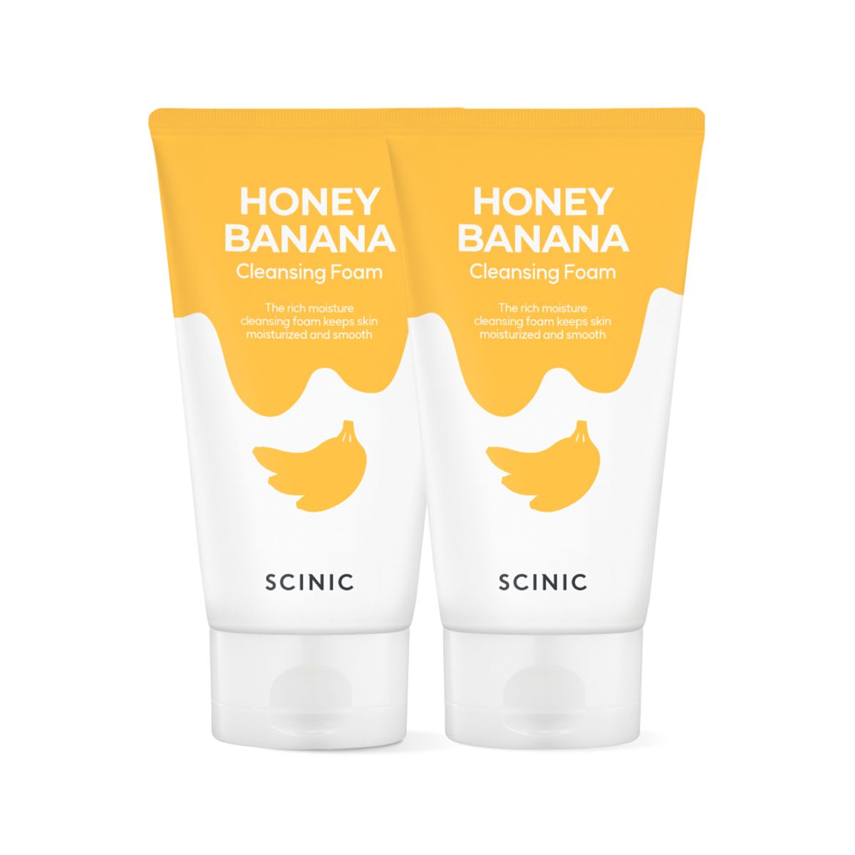 싸이닉(SCINIC) 허니 바나나 클렌징 폼 모공 노폐물 세안 폼 150ml 2개