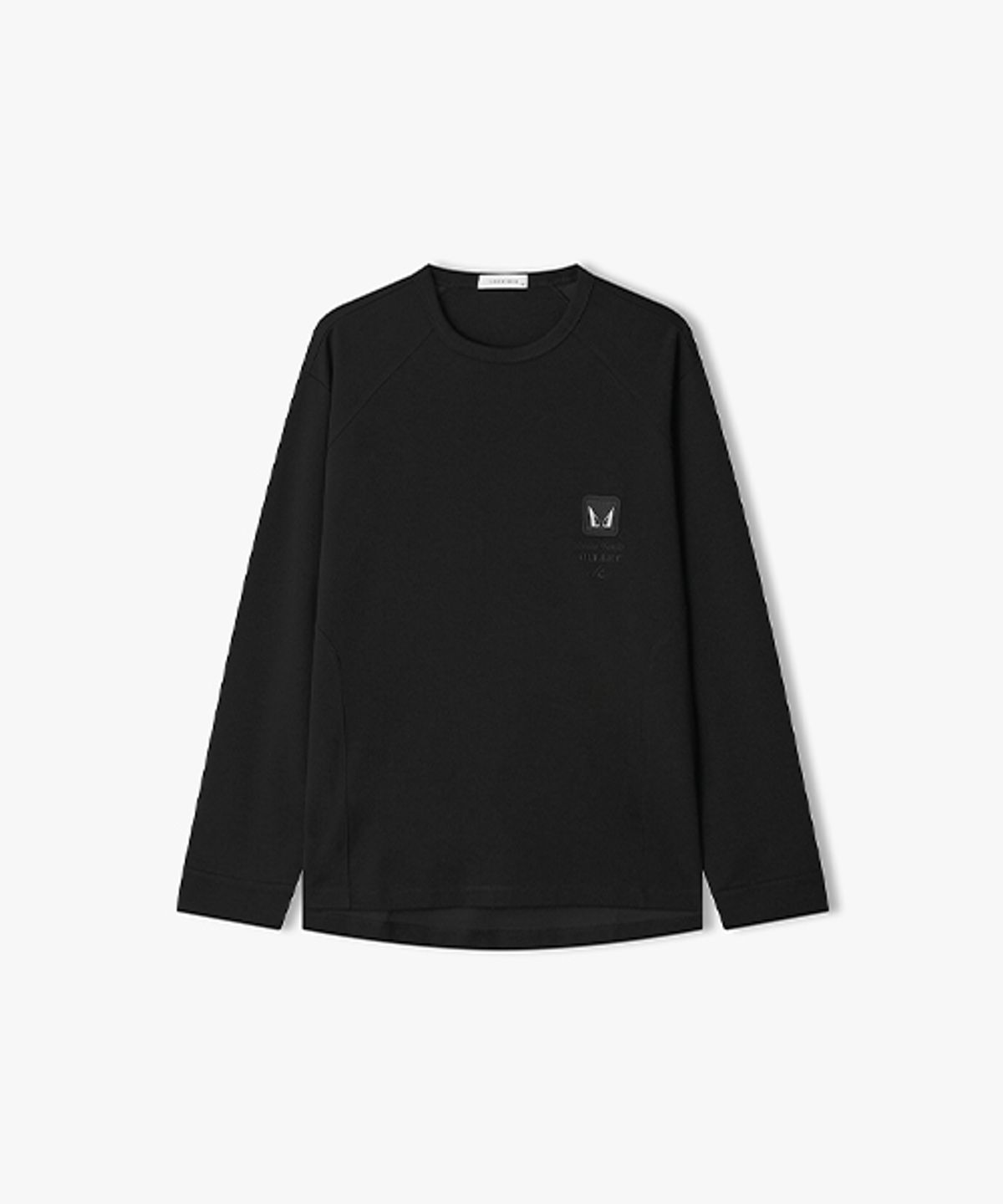 리버클래시(LIBERCLASSY) [26SS] LMS41781 블랙 레귤러핏 롱슬리브 티셔츠