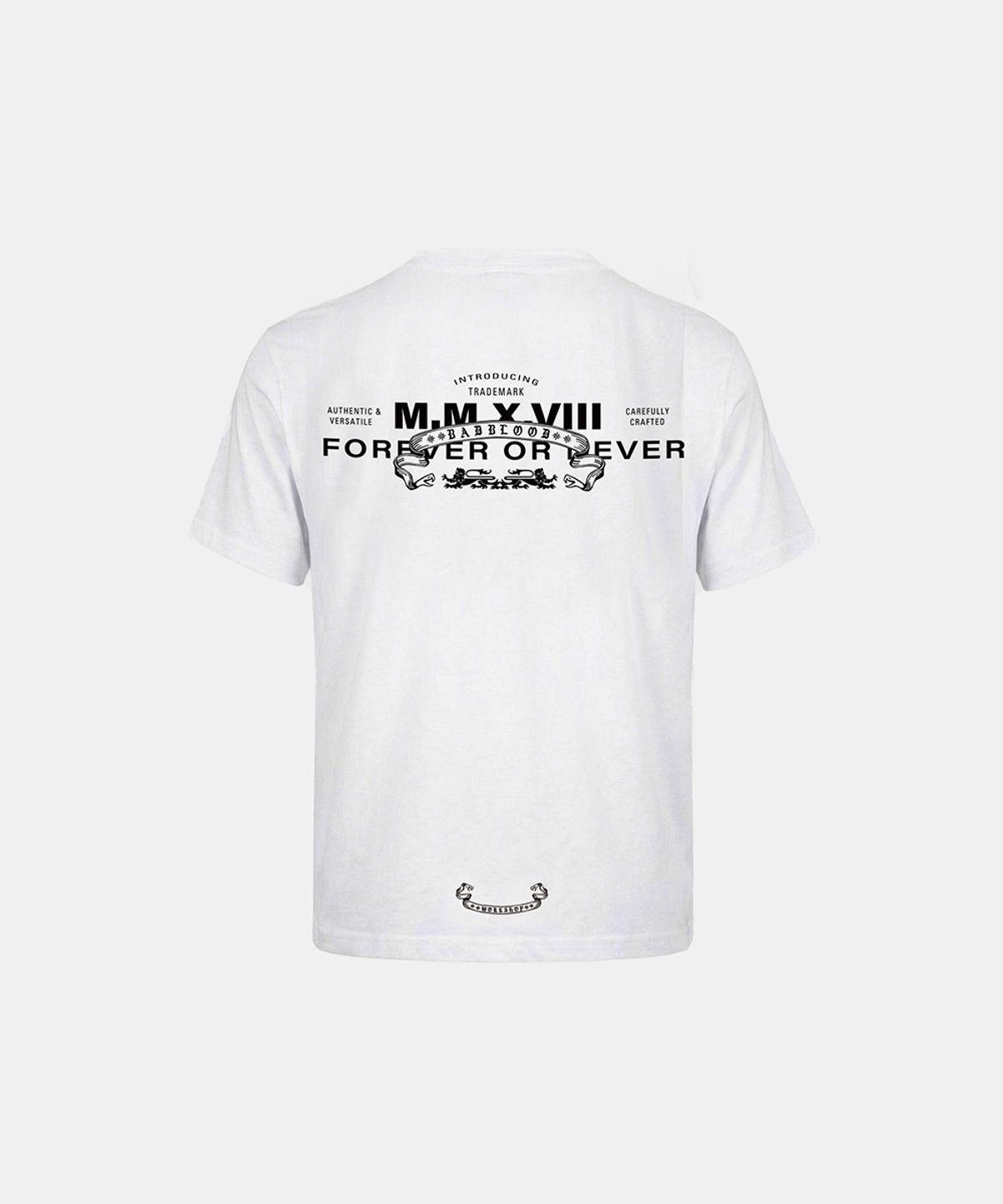 배드블러드(BADBLOOD) Viper Slim Fit Short Sleeve T-Shirt - White