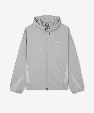 NBNAG21423 / UNI NANO LIGHT 후드 바람막이 (LIGHT GRAY)