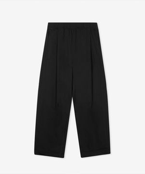 NBMLG21443 / UNI 에센셜 썸머 경량 사이드턱 오버와이드 팬츠 (BLACK)