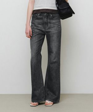 [Premium] 내추럴 세미 부츠컷 데님 진 그레이 MDPT059GRAY