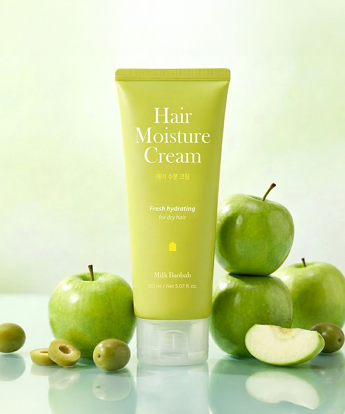 밀크바오밥(MILKBAOBAB) [반곱슬모] 헤어 수분 크림 150ml