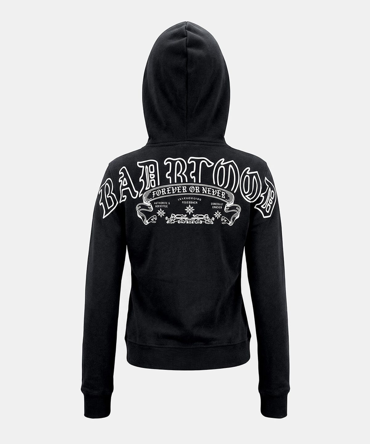 배드블러드(BADBLOOD) Mystic Capsule Slim-Fit Zip-Up Hoodie - Black
