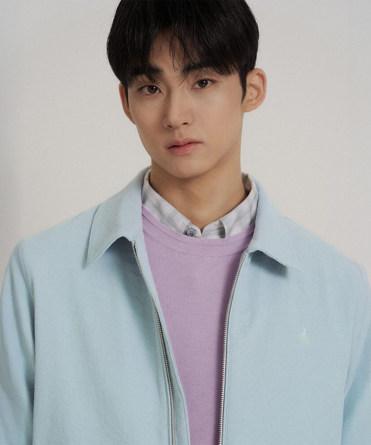 빈폴 멘(BEANPOLE MEN) 트윌 블루종  스카이 블루