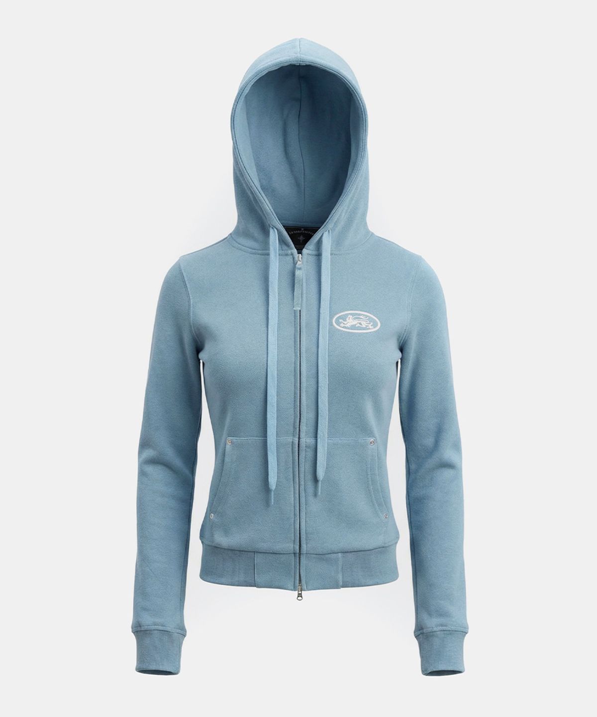 배드블러드(BADBLOOD) Mystic Capsule Slim-Fit Zip-Up Hoodie - Sky Blue