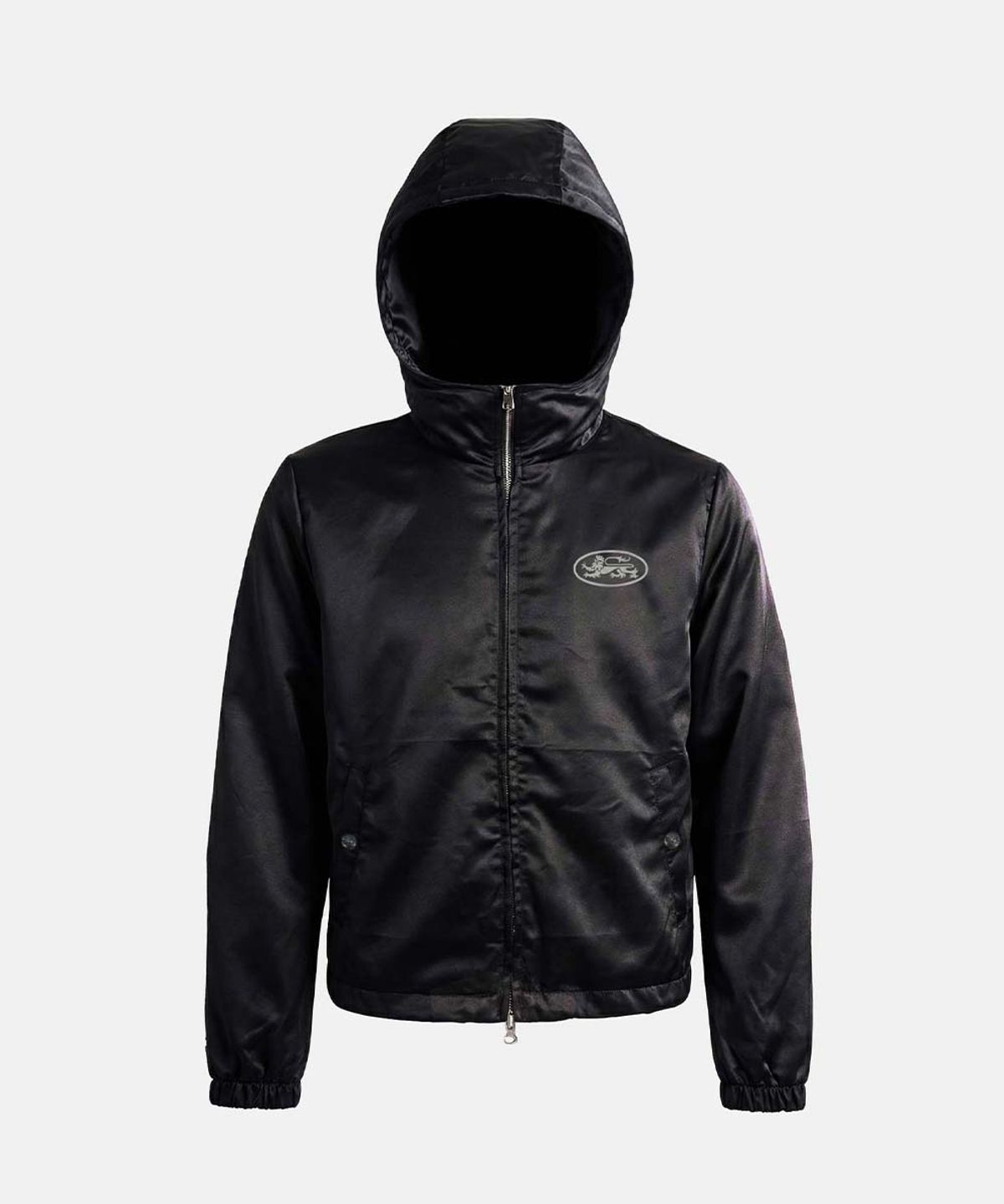 배드블러드(BADBLOOD) Mystic Nylon Hooded windbreaker - Black