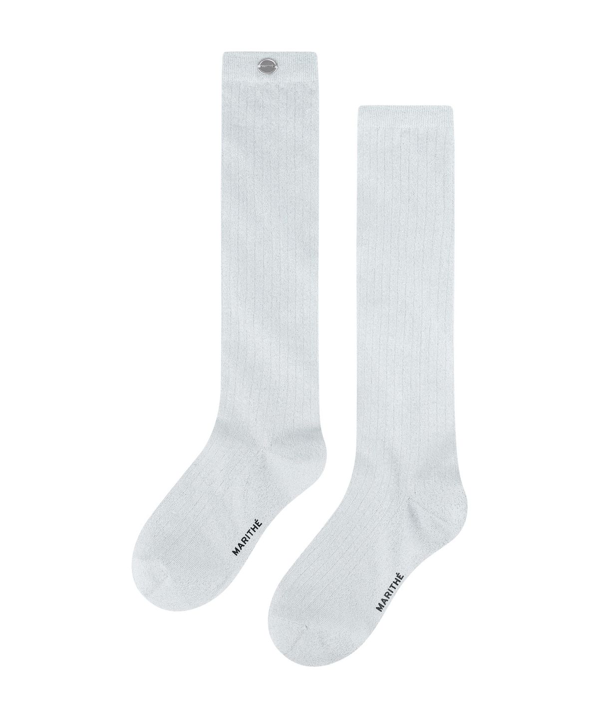 마리떼 프랑소와 저버(MARITHÉ + FRANҪOIS GIRBAUD) W REGULAR LOGO SHEER SOCKS light gray