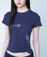 BABY LETTER T-SHIRT - NAVY