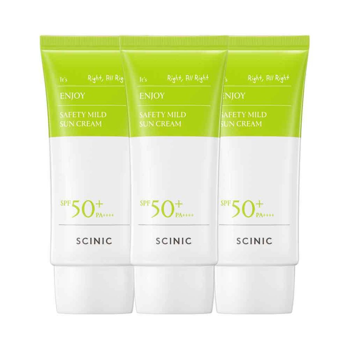 싸이닉(SCINIC) 엔조이 세이프티 마일드 선크림 3개 SPF50+ PA++++