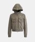 Daytona Nylon Hooded jacket - Khaki Beige