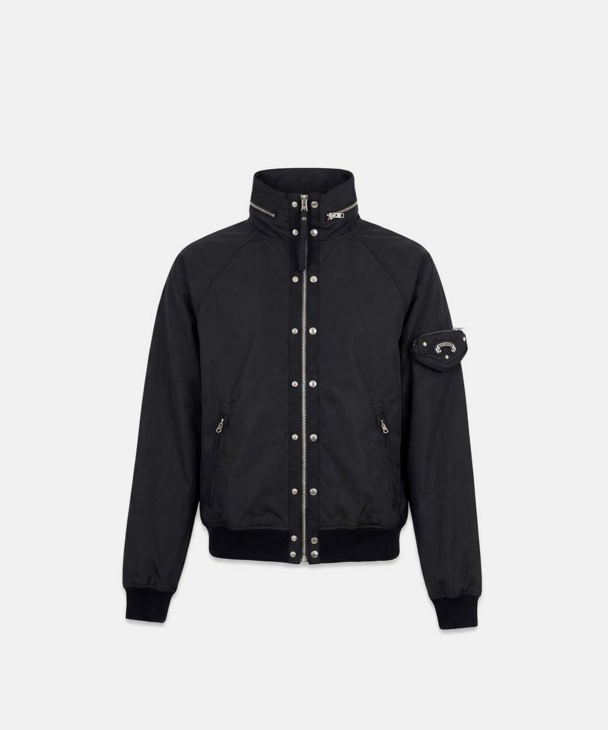 배드블러드(BADBLOOD) Viper High-Neck Windbreaker - Black