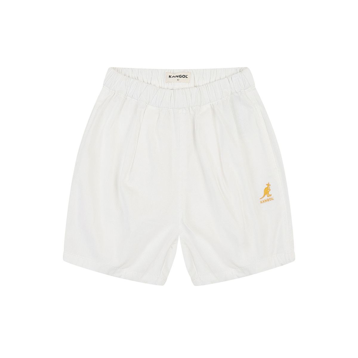 캉골키즈(KANGOL KIDS) [베이비] 코튼 밴딩 쇼츠 SB 0D11 화이트