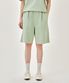OUTLINE CLASSIC LOGO DYEING BERMUDA SWEAT SHORTS mint