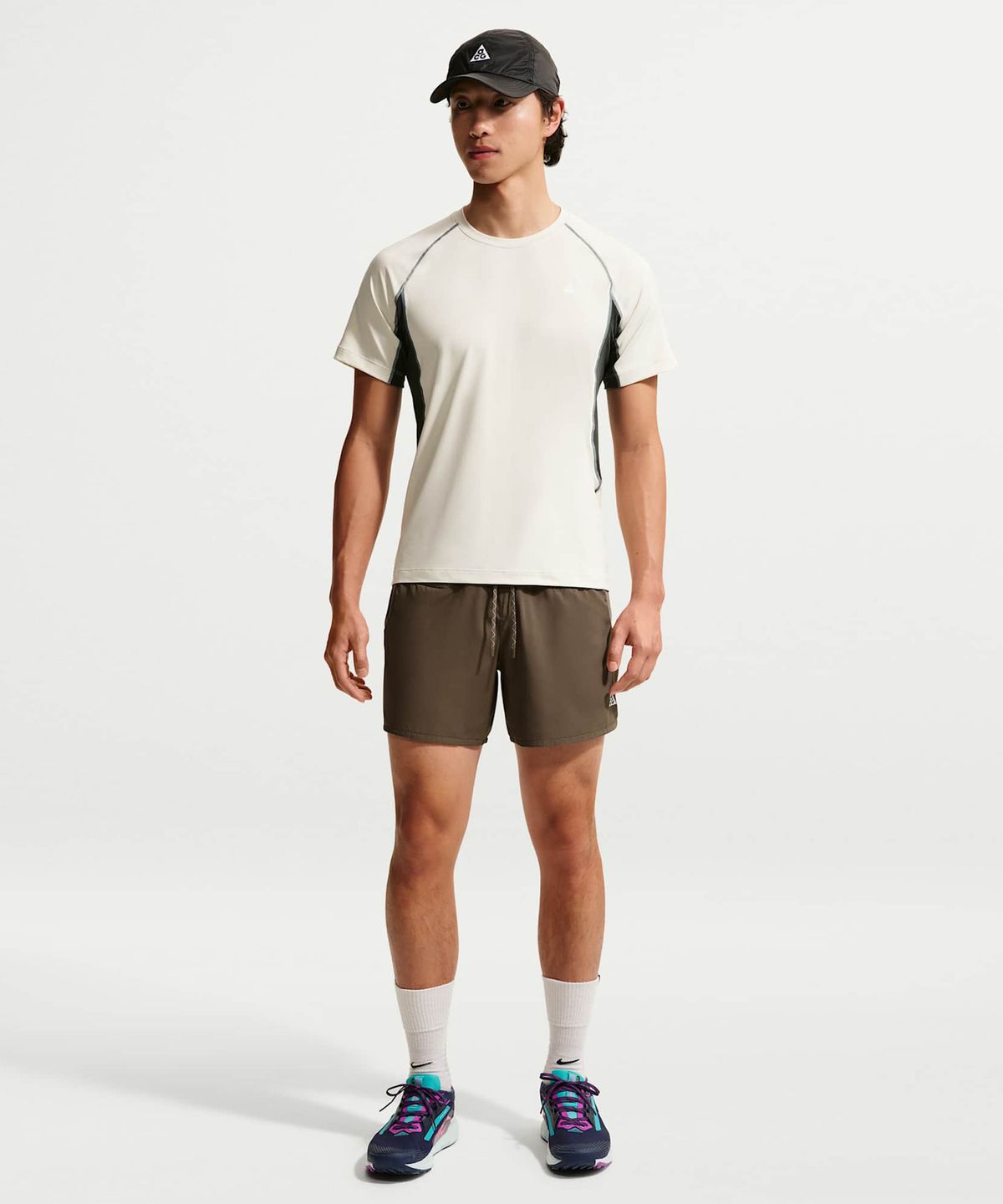 나이키(NIKE) ACG 세컨드 선라이즈 드라이 핏 ADV 5인치 브리프 라인드 쇼츠 M - 아이언스톤:케이브 스톤:서밋 화이트 / IO9676-004