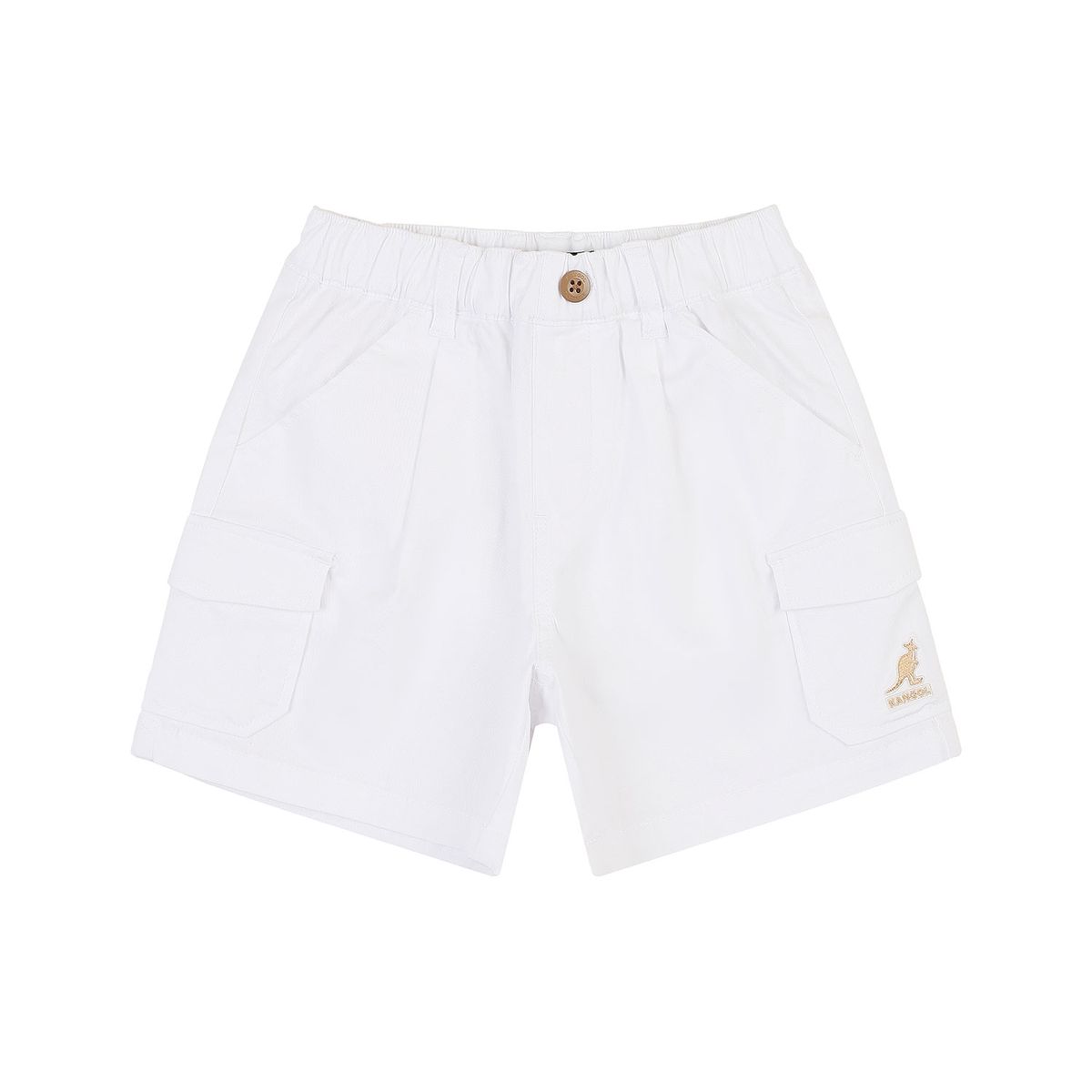 캉골키즈(KANGOL KIDS) 카고 포켓 쇼츠 SB 0112 화이트