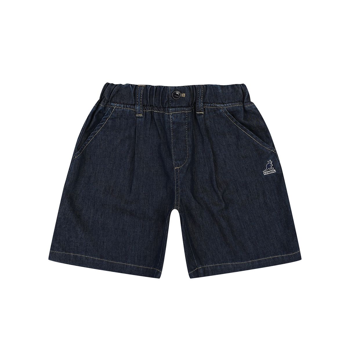캉골키즈(KANGOL KIDS) 쿨 데님 쇼츠 SB 0112 네이비