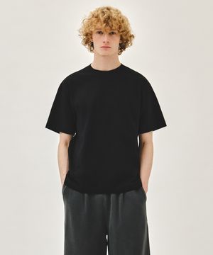 EMBO SMALL REGULAR LOGO TEE black
