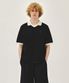 SMALL CLASSIC LOGO PK COLLAR POINT TEE black