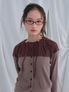 블룸 네크라인 가디건 Bloom Neckline Cardigan (Oatmeal)