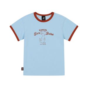 그래픽 링거 티셔츠 SB 0115 블루