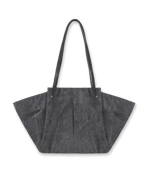 마블 캔버스 스켈롭 숄더백[차콜]