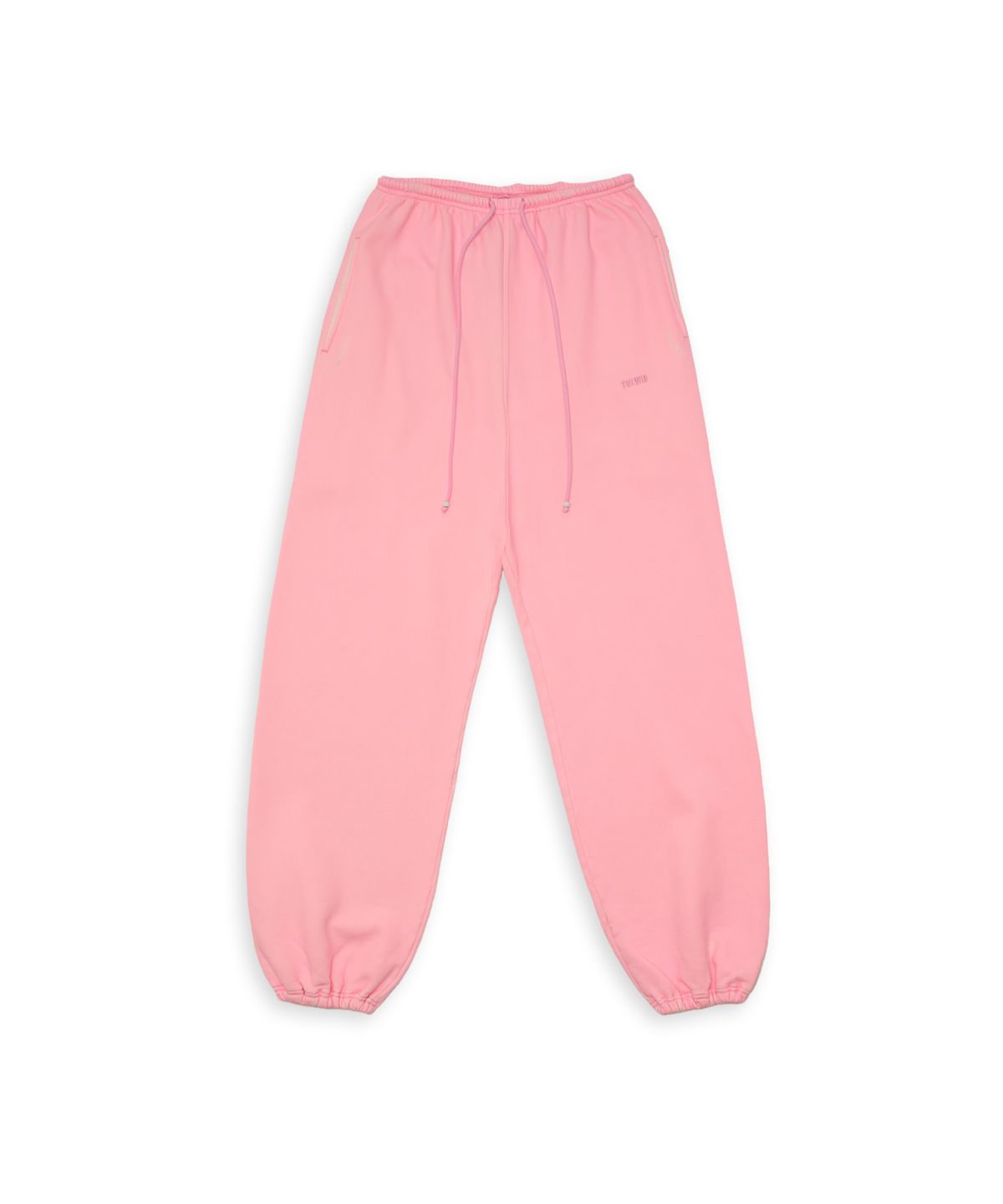 투위드(TUEWID) Tuewid classic embroidery set up pants  in blush pink