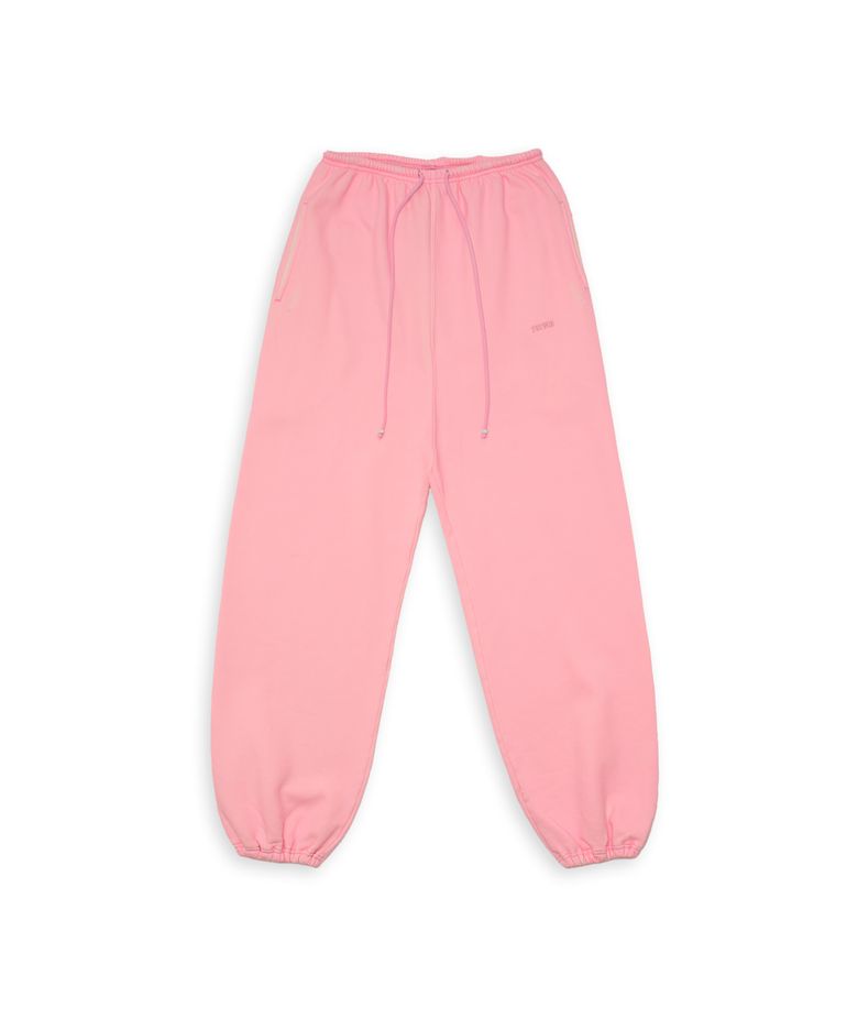 Tuewid classic embroidery set up pants  in blush pink