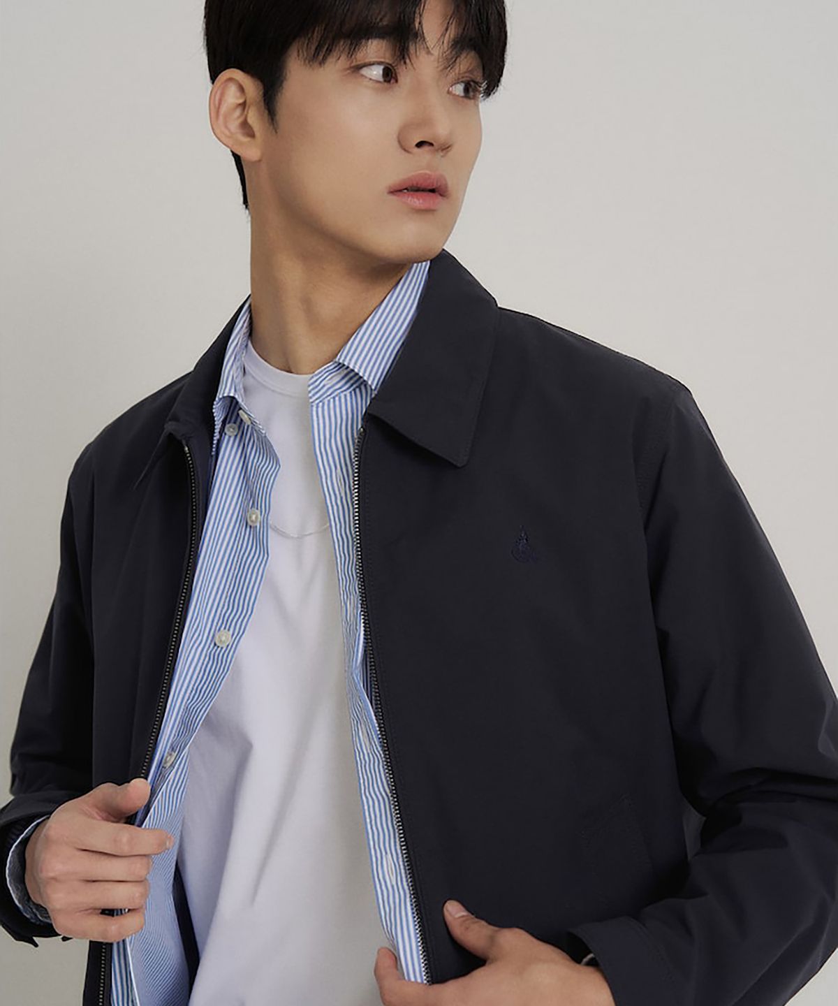 빈폴 멘(BEANPOLE MEN) 봄 블루종 - 네이비