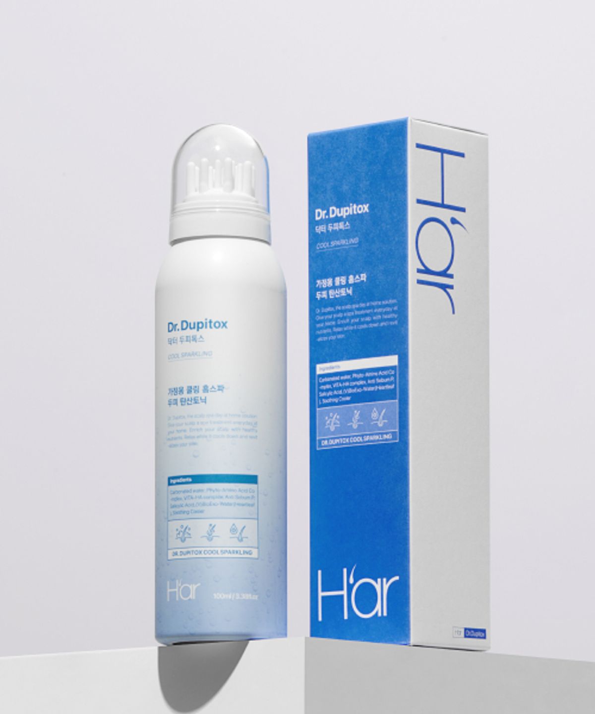 하아르(H'AR) [탄산버블/두피쿨링] 하아르 닥터두피톡스 100ml 1box