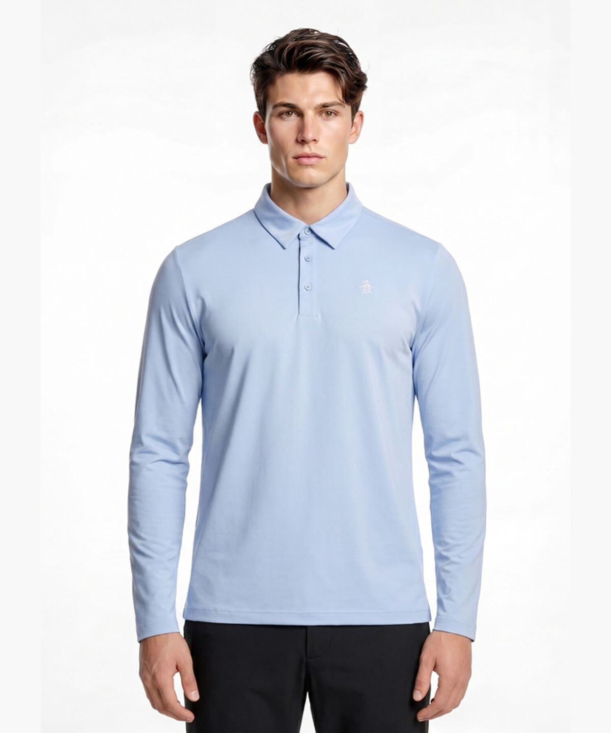 먼싱웨어(MUNSINGWEAR) 남성 냉감 긴팔 티셔츠 라이트블루 MR221MTL41