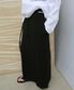 Jersey Straight Maxi Skirt - Black