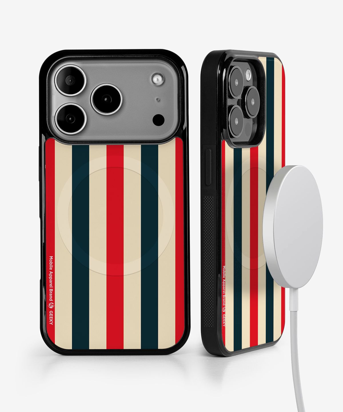 기키(GEEKY) [맥세이프 범퍼케이스] Rhythm of Stripes No.03