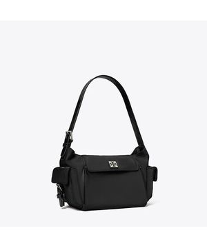 버지니아 포켓 숄더백 - 블랙