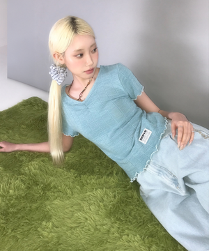 스무디 세미크롭 T [민트 소르베]