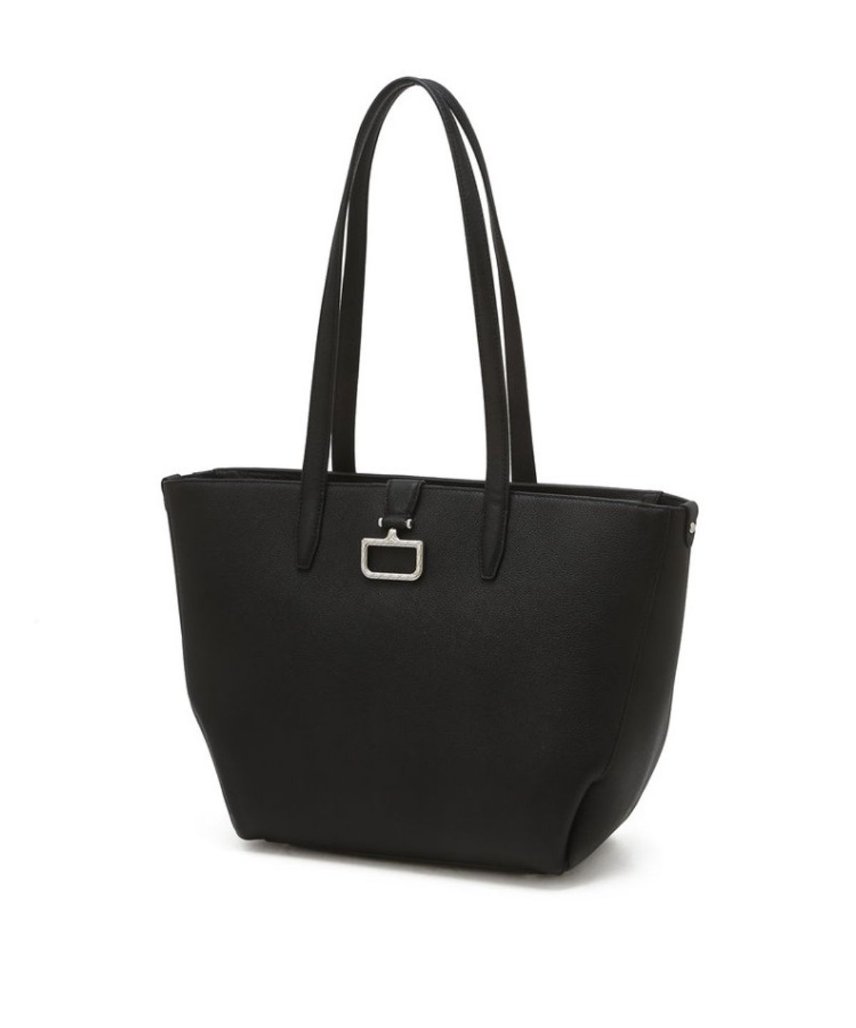 닥스 여성 액세서리(DAKS WOMENS ACCESSORIES) 블랙 소가죽 숄더백 L_DCBA5F257BK