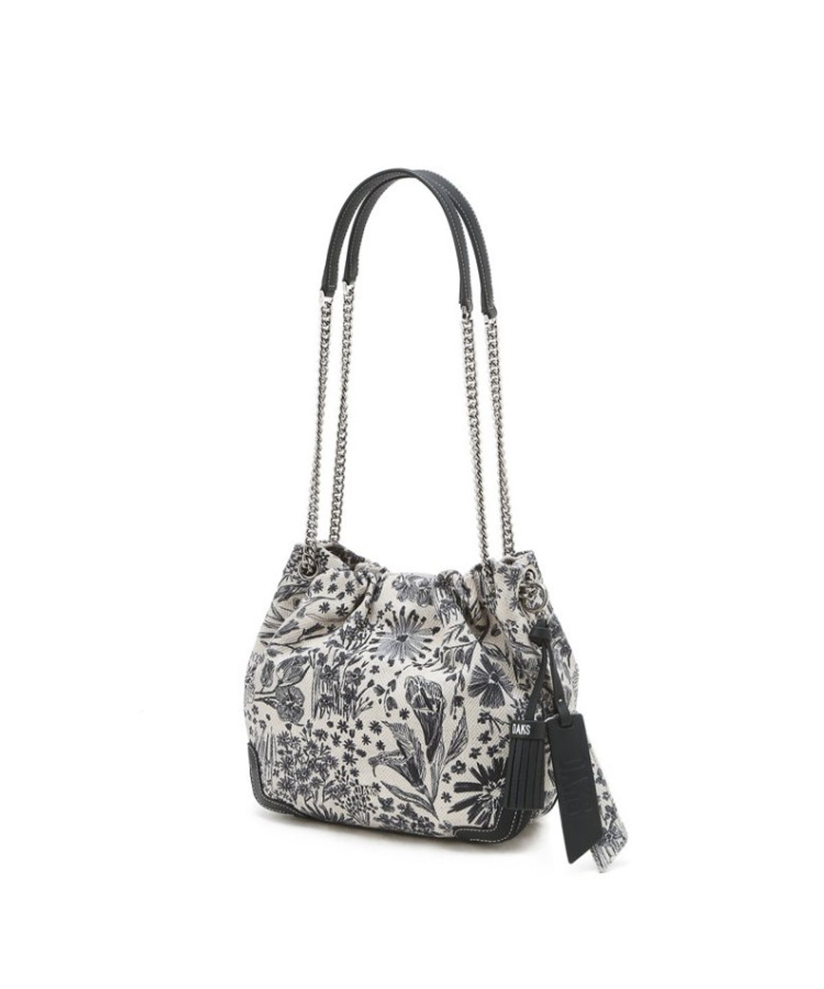 닥스 여성 액세서리(DAKS WOMENS ACCESSORIES) 네이비 플라워 체인 숄더백 M_DCBA5F671N2