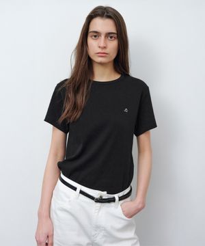 All-Day Cotton Rib T-shirt - Black