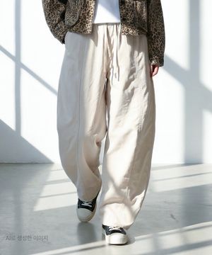 여성) LW3 와이드 볼륨 밴딩 팬츠