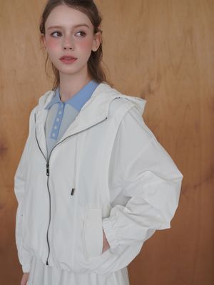 [경량아우터/윈드브레이커] 소프트 쉘 후드 윈드브레이커 자켓 3colors